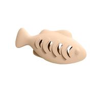 TFAOYS Interactive Fish Shape Feeder Treat Dispenser Puzzle Toy Food Leaking Cognitive Development Pet Enrichment Activity Adjustable Pet Food Dispenser