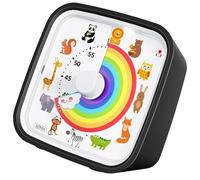 TFAOYS Kids and Adults Visual Timer with Rainbow Disk 60 Minutes Countdowns Timer for Cooking Studying and Time Management Kids Time Management Tool