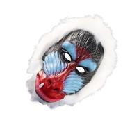 TFAOYS Latex Chimpanzee Head Realistic Full Face Monkey for Adult Cosplay Halloween Themed Parties Halloween Party