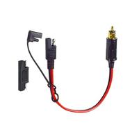 TFAOYS Motorcycle DIN Male Plug to Power Cable Quick Release Connector for Motorcycles Automobile Charging Device Motorcycle Battery Maintenance Cable