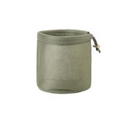 TFAOYS Round-Bottom Camping Utensil Breathable Mesh Design, Quick-Close Drawcord for Backpacking Essentials Mesh Storage Bag Drawstring Closure Camping Cookware Outdoor Gear Bag
