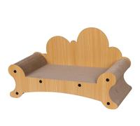 TFAOYS Scratch Immune Puss Community Center Recyclable Corrugated Building Easy Relocation Not Shedding Puss Scratcher Furniture Protector