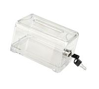 TFAOYS Secure Locking Acrylic Suggestion Box Ideal for Anonymous Feedbacks and Voting in Public Space School Voting Box