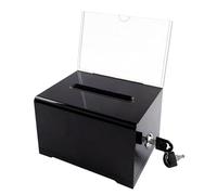 TFAOYS Secure Locking Acrylic Suggestion Box Ideal for Anonymous Feedbacks and Voting in Public Space School Voting Box