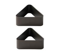 TFAOYS Set of 2 Triangles Japanese Suchi Molds Aluminum Alloy Onigiris Practical Bentoes Making Tool Creative Sushi Tool