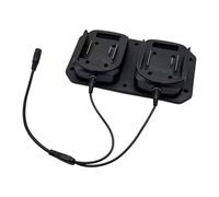 TFAOYS Slot Battery Charging Adapter Cable for 18V 21V Power Tool Enables Simultaneous Charging of 2 Batteries Black Similar Dock
