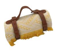 TFAOYS Spacious 180x180cm Outdoor Camping Blanket with Leather Handles Cozy Acrylic Substance for Beach Trips and Adventures Oxford Cloth Ground Sheet