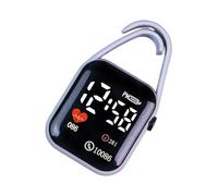TFAOYS Square Keyring Watch Large Face Easy to Read for Hiking and Classroom Night Light Electronic Touch Digital Stylish Keyring
