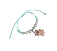 TFAOYS Sweet Styles Macaron Color Wrist Chain for Children with Adjustable Length and Soft Materials for Parties Cartoon Capybaras Charm