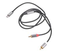 TFAOYS Universals Type C to 2RCA Auditory Cable Supporting Multiple Devices Premium Sound in Various Setting Laptop Auditory Cable