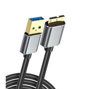 TFAOYS USB3.0 to MicroB Cord Supports 5Gbps Speed for Hard Drive and Electronics MicroB Cable for External Storage