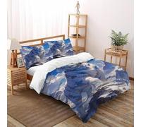 TFBHBNSk White Tiger Snowy Bedding Set Theme Bedspread Animal Theme Wildlife Duvet Cover Set Chic Breathable Comforter Cover Universal for All Seasons with Pillow Super King（260x220cm）