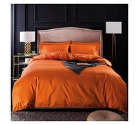 TFBHL Bed sheet set 4Pcs Double Queen King=Size Duvet Cover Set with Flat Bed Sheet Luxury Soft 1000TC Egyptian Cotton Bedding Set Solid Color Comforter Cover Pillowcase bed linings