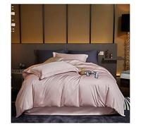 TFBHL Bed sheet set 4Pcs Double Queen King=Size Duvet Cover Set with Flat Bed Sheet Luxury Soft 1000TC Egyptian Cotton Bedding Set Solid Color Comforter Cover Pillowcase bed linings