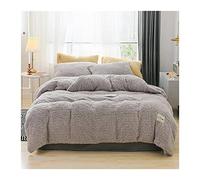 TFBHL Bed sheet set Blue Winter Quilt Cover Soft Warm Lamb Cashmere Duvet Cover Solid Color Fleece Pillowcase Bedding Cover bed linings (Color : 07, Size : 1pcs 200x230cm)
