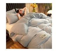 TFBHL Bed sheet set Winter Velvet Duvet Cover Side Coral Fleece Quilt Cover Short Duvet Cover Not Including Pillowcase bed linings