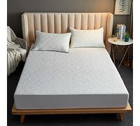 TFBHL Quilted Mattress Cover With Elastic Waterproof Bed Mattress Protector Mattress Covers (Color : A, Size : 180x200x25cm)