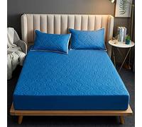 TFBHL Quilted Mattress Cover With Elastic Waterproof Bed Mattress Protector Mattress Covers (Color : B, Size : 200x220x25cm)