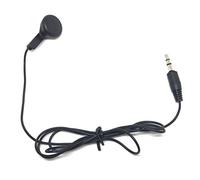 TFD Supplies Wholesale Bulk Single Ear Earbuds Headphones 50 Pack for Phone, Tablet, Laptop, and Computer - Black
