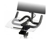 TFD The Tray Original for Peloton Bike Original Models, Angled Acrylic Desk Tray with Rubber Grip Insert for Laptop, Tablet, Phone, and Books, Work or Read While Riding, Clear Acrylic