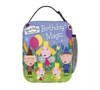 TFDGDGH B-Ben and H-Holly Adventure Realm Insulated Lunch Bag Portable Magic Haven Reusable Thermal Bag Lunch Box Tote Outdoor Food Bag