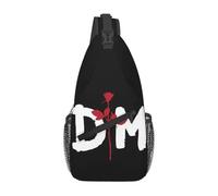 TFDGDGH Custom Cool Electronic Rock Depeche Cool Mode Sling Crossbody Backpack Men Shoulder Chest Bags for Travel Cycling