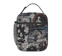 TFDGDGH Custom My Chemical Romance Band of Emotions Portable Lunch Box Women Leakproof Thermal Cooler Food Insulated Lunch Bag