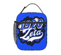 TFDGDGH Custom Zeta Phi Beta Sorority Logo Insulated Lunch Bags for Work School Food Portable Cooler Thermal Bento Box Women Children