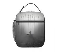 TFDGDGH Death Stranding Video Game Insulated Lunch Bag Men Women PC Gamer Food Container Bags Portable Thermal Cooler Lunch Boxes Travel