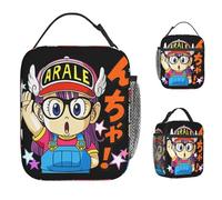 TFDGDGH Dr Slump Arale Lunch Bag Picnic Lunch Box for Women Retro Designer Tote Food Bags Waterproof Portable Cooler Bag
