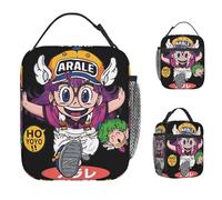 TFDGDGH Dr Slump Arale Lunch Bag School Lunch Box for Child Fashion Graphic Thermal Tote Handbags Oxford Convenient Cooler Bag