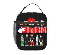 TFDGDGH Insulated Lunch Box Limp Bizkit American Rap Rock Band Accessories Lunch Container New Thermal Cooler Bento Box for Travel