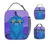 TFDGDGH Kpop Demon Hunter Lunch Bag Outdoor Picnic Lunch Box Retro Graphic Design Tote Food Bags Oxford Portable Insulated Cooler Bag