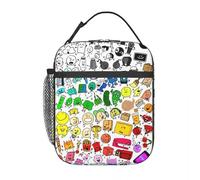 TFDGDGH Lunch Boxes BFDI Inanimate Insanity All Characters Battle for Dream Island Storage Food Box New Thermal Cooler Lunch Box Picnic