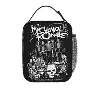 TFDGDGH My Chemical Romance The Black Parade Insulated Lunch Bags Thermal Meal Container Lunch Box Tote Food Storage Bags College Travel