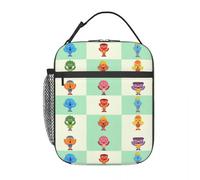 TFDGDGH Noodle & Pals Micro Super Simple Insulated Lunch Bags Rhymes Songs Food Container Bag Portable Thermal Cooler Lunch Boxes Picnic