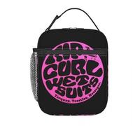 TFDGDGH Rip Curl Merch Insulated Lunch Bag for Travel Cool Surf Food Storage Bag Portable Thermal Cooler Lunch Boxes