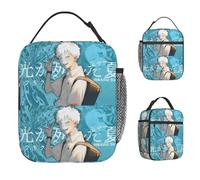 TFDGDGH The Summer Hikaru Died Lunch Bag Aesthetic Lunch Box Picnic Portable Thermal Lunch Bags for Women Waterproof Print Cooler Bag
