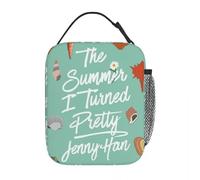 TFDGDGH The Summer I Turned Pretty Insulated Lunch Bags Portable Meal Container Cooler Bag Tote Lunch Box Office Picnic Bento Pouch