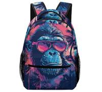 TFEDACVSS Cool OrangutanDaypack PSchool Backpack ForAnimal Cute Backpack School Bag, Plain Backpack for Teenagers Fashion Casual Travel with Bottle PocketOne Size