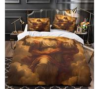 TFEDACVSS Divine Figure Duvet Cover 3D Print Breathable 3-Piece Bed Set Hidden Zipper religious Comforter Cover Luxury Durable for Teens Adults Kids Women Girls Boys Single（135x200cm）