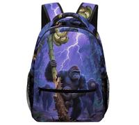 TFEDACVSS OrangutanDaypack PSchool Backpack Foranimal Cute School Bag, Plain for Eenage Lots Pockets Trip with Side PocketsOne Size