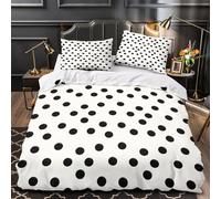 TFEDACVSS Polka Dots Pattern Duvet Cover 3D Design Printed Easy Care 3 Pieces Bedding Set Zipper Comforter Cover Ultra Soft Machine Washable for Kids Adults Women Teens Girls Super king（260x220cm）