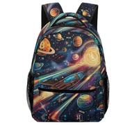 TFEDACVSS Space Fantasy ArtDaypack PSchool Backpack ForSci-Fi Cute Backpack School Bag, Plain Backpack for Teenagers Fashion Casual Travel with Side PocketsOne Size