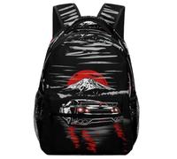 TFEDACVSS Sports_car_night_art-Japanese_mountains_styleDaypack PSchool Backpack for Cute Backpack School Bag, Plain Backpack for Eenage Fashion Casual Durable with Side PocketsOne Size