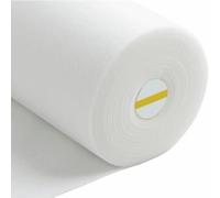 TFG Iron On Fusible Volume Fleece Wadding White 90cm Wide Sold by The Metre Precut Bag Making Quilting Crafting DIY Supplies (2 Metre)