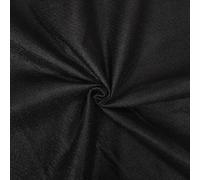 TFG Sweatshirt Black Fleece Fabric Soft Warm 150cm Wide Breathable Compressed Material Flexible Quilting Sewing Projects (2 Metre)