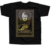 TFHBNMXD Hellraiser V1, Clive Barker, Movie Poster 1987, T-Shirt Black(Medium)