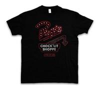TFHsedftr3 QIAN Pop's T-Shirt Archie Shop Bar Diner Symbol Neon Logo Sign Comics Riverdale Black S