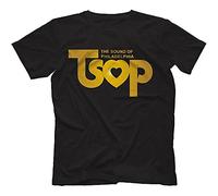 TFHsedftr3 TSOP Sound of Philadelphia T-Shirt 100% Cotton Soul International Records Black Black M